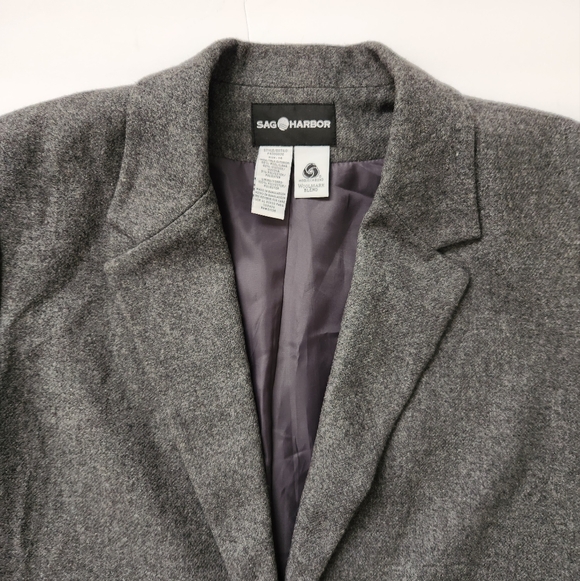 Vintage Sag Harbor Wool Rich Blend Jacket Blazer - Picture 8 of 16